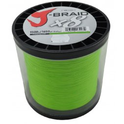 Daiwa - Šňůra J-Braid X8 0,13mm 8kg Chartreuse po 1m