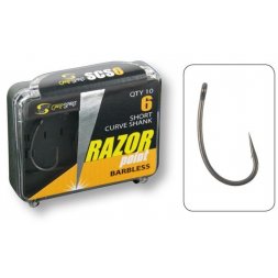 Carp Spirit - Háček Hook Short Curve Shank Barbless Velikost 8 10ks