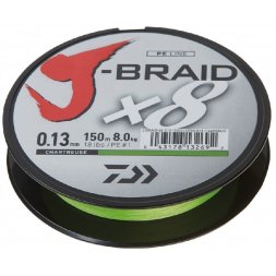 Daiwa - Šňůra J-Braid X8 0,10mm 6kg Chartreuse po 1m