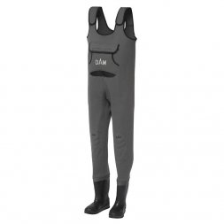 DAM - Prsačky Dryzone Neoprene Chest Wader Bootfoot Cleated 40/41 Šedivé