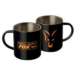 FOX - Hrnek Stainless Steel Mug XL Černý