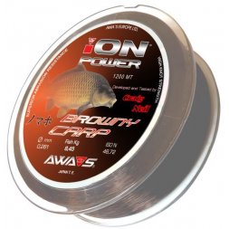 AWA-S - Vlasec Ion Power Browny Carp 0,350mm 21,1kg 1200m