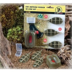 Extra Carp - Krmítko Method Feeder Set 20,25,30g + formička