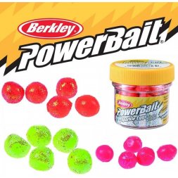 Berkley - Gumová nástraha Powerbait Micro Sparkle Eggs 14g ChartereuseScales