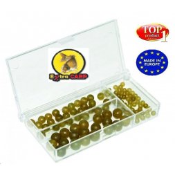 Extra Carp - Gumové korálky Rubber Beads Set 4/6/8mm 100ks