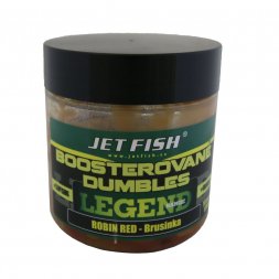 Jet Fish - Boosterované dumbles Legend Range Robin Red + Brusinka 14mm 120g