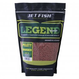Jet Fish - Pelety Legend Range Broskev 4mm 1kg
