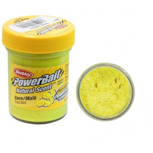 Berkley Corn with Glitter Powerbait Select Trout Bait Corn 50g