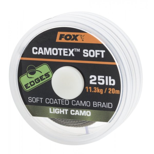 FOX - Šňůra Camotex Soft 15lb 20m Light Camo 