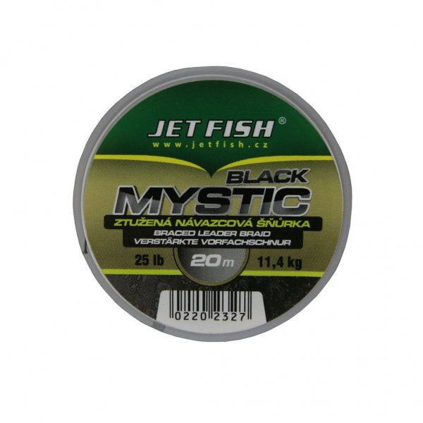 Jet Fish - Šňůra Black Mystic 25lb 11,4kg 20m 