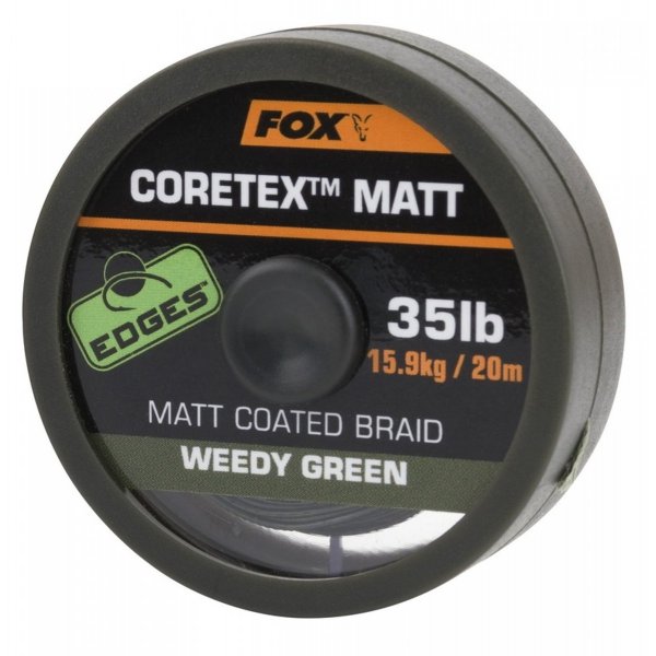 FOX - Šňůra Coretex Matt 25lb 20m Weedy Green 