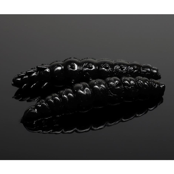 LIBRA LURES - Larva 35 - Black 040 (Krill)