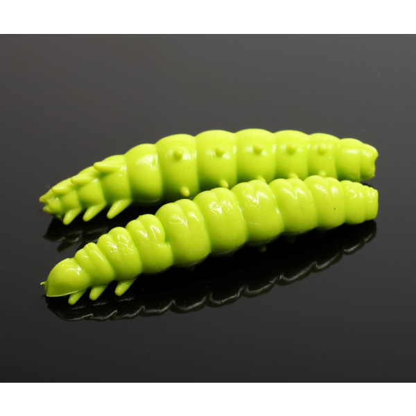 LIBRA LURES - Larva 30 - Apple Green 027 (Cheese) - 15ks/bal 
