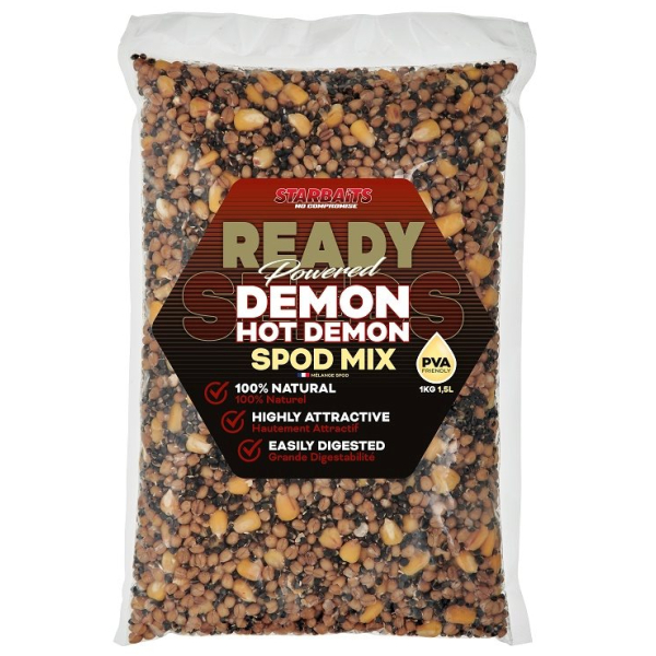 Starbaits - Ready Seeds Hot Demon Spod Mix (směs partiklu) 1kg 