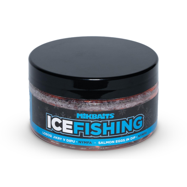 Mikbaits - ICE FISHING range - Lososí jikry v dipu Nymfa 100ml 