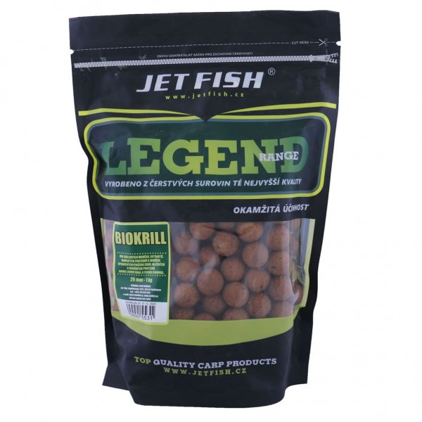 Jet Fish - Boilie Legend Range Biokrill 20mm 1kg 