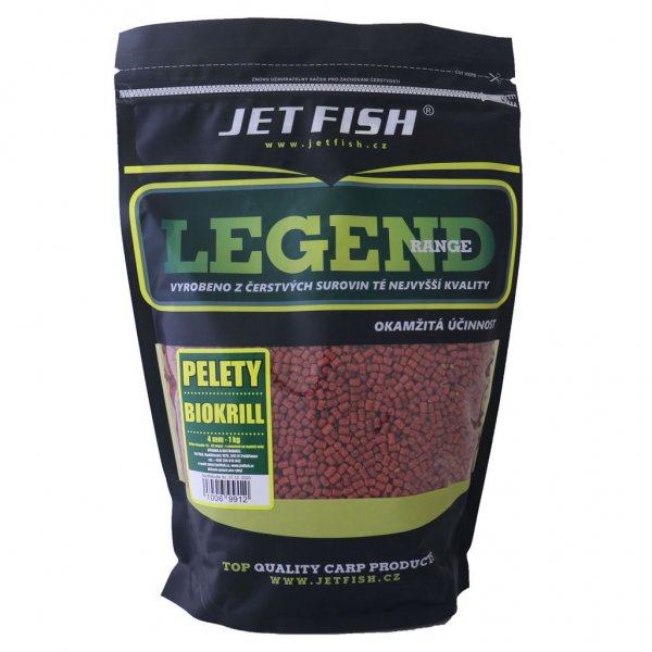 Jet Fish - Pelety Legend Range Biokrill 4mm 1kg 