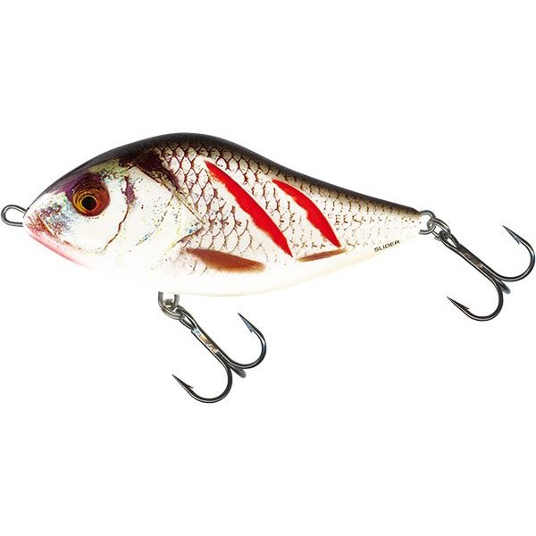 Salmo - Wobler Slider Sinking 12cm 70g Wounded Real Grey Shiner 