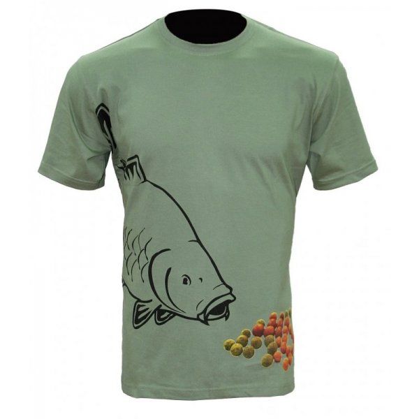 Zfish - Tričko Boilie T-Shirt Olive Green Velikost XL 