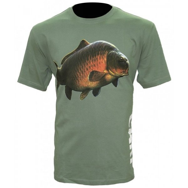 Zfish - Tričko Carp T-Shirt Olive Green Velikost M 