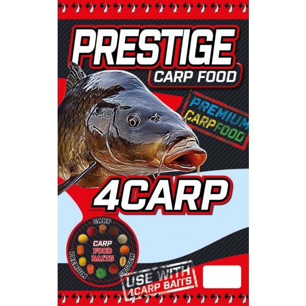 4CARP - Krmítková směs Prestige Česnek/Peletky 1kg 