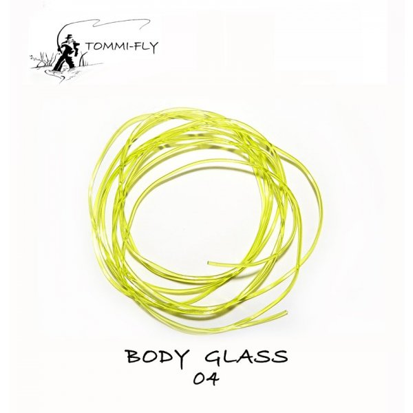 TOMMI-FLY - Body glass Světle zelená 1m 