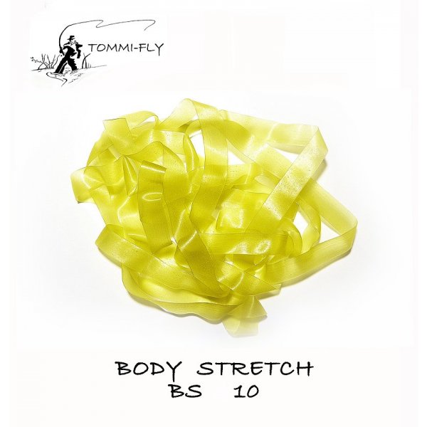 TOMMI-FLY - Body stretch Žlutozelená 4mm 