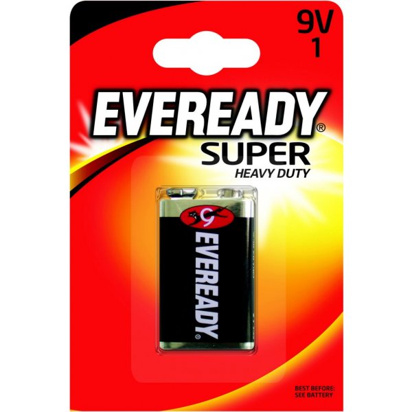 Energizer - Baterie Eveready Super Heavy Duty 9V 