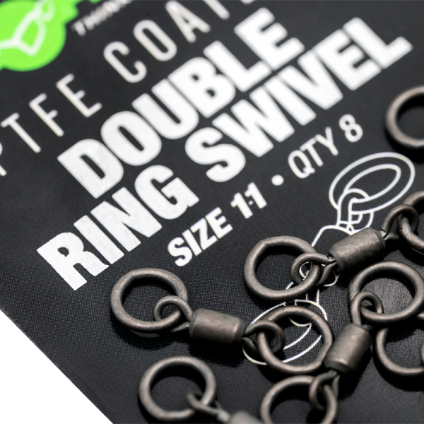 Korda - Obratlík PTFE Double Ring Swivel Velikost 11 8ks 