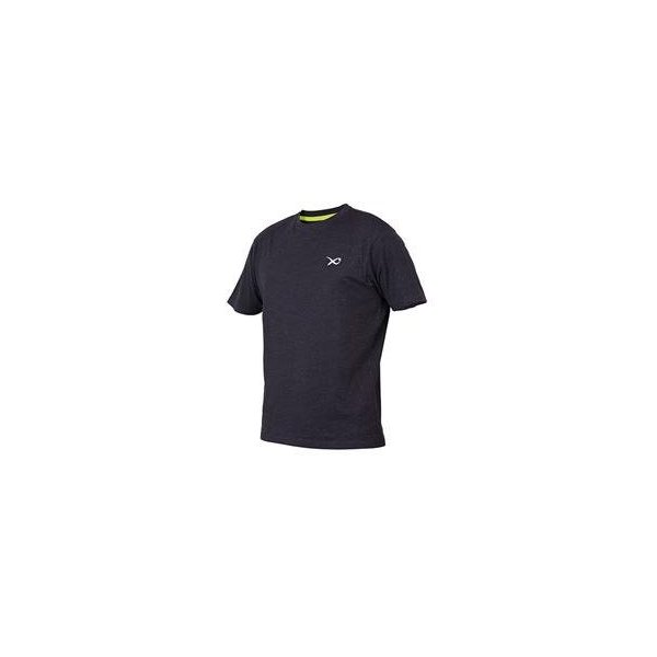 FOX Matrix - Tričko Minimal Black Marl T-Shirt Velikost XXL 