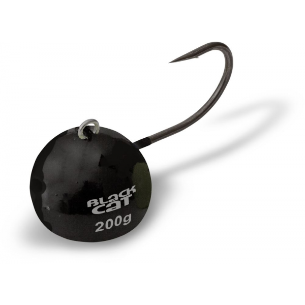 Black Cat - Jigová hlavička Fire-Ball Velikost 6/0 200g Černá 