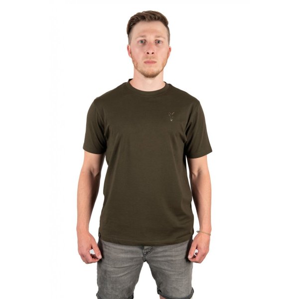 FOX - Tričko Khaki T-Shirt Velikost XXL 