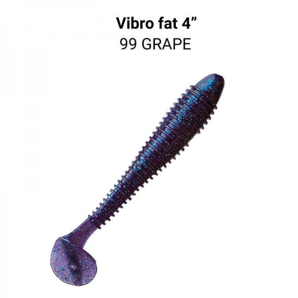 Crazy Fish - Gumová nástraha Vibro Fat 10cm 6ks Barva 99 