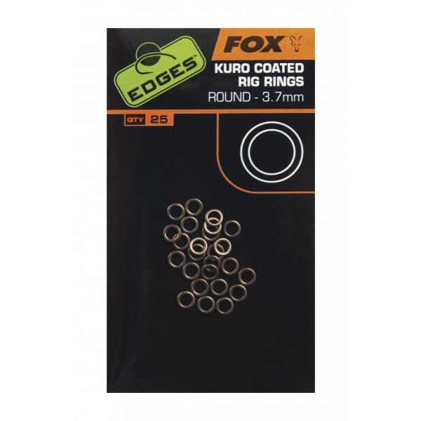 FOX - Kroužek Kuro Coated Rig Rings Velikost L 3,7mm 25ks 