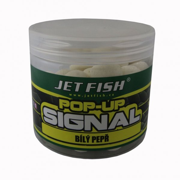 Jet Fish - Pop-Up Signal Bílý pepř 16mm 60g 