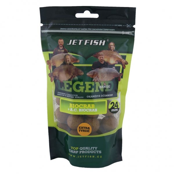 Jet Fish - Boilie Legend Range Biocrab 24mm 250g 