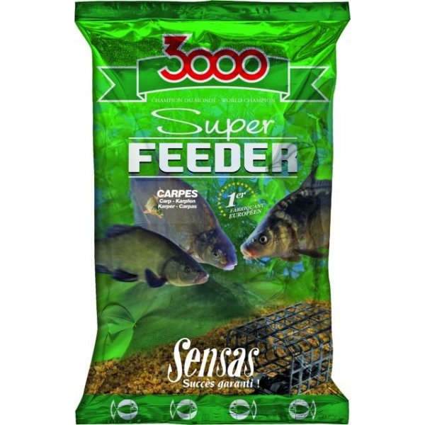Sensas - Vnadící směs 3000 Super Feeder Carp 1kg 