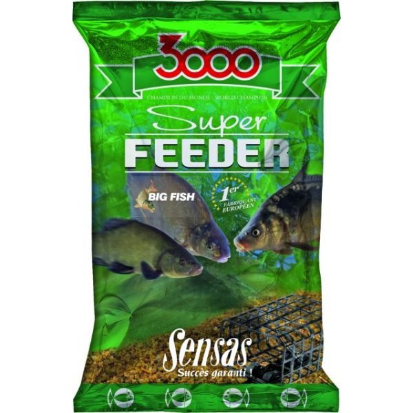 Sensas - Vnadící směs 3000 Super Feeder Big Fish 1kg 
