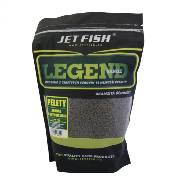 Jet Fish - Pelety Legend Range Bioliver + Ananas/N-Butric Acid 4mm 1kg 