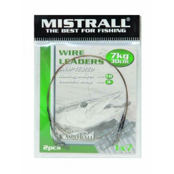 Mistrall - Lanko Wire Leader 30cm 7kg 2ks 