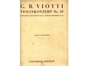 Viotti G.B.: Violinkonzert No.23