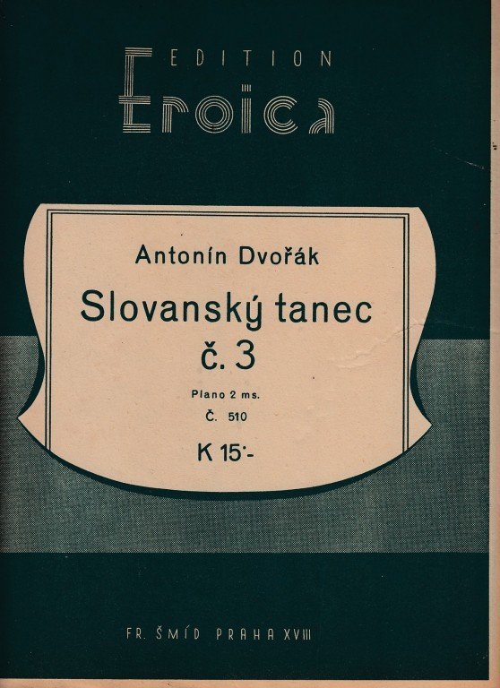 Dvořák Ant.: Slovanský tanec č.3 /2.exemp.