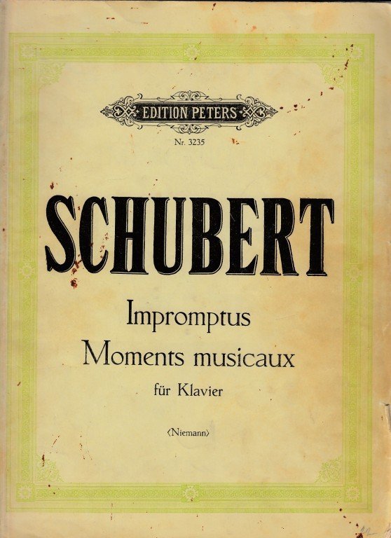 Schubert Franz: Impromptus - Moments musicaux für Klavier