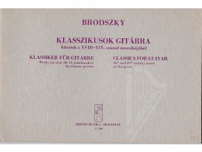 Brodszky Ferenc: Klassiker für gitarre - 