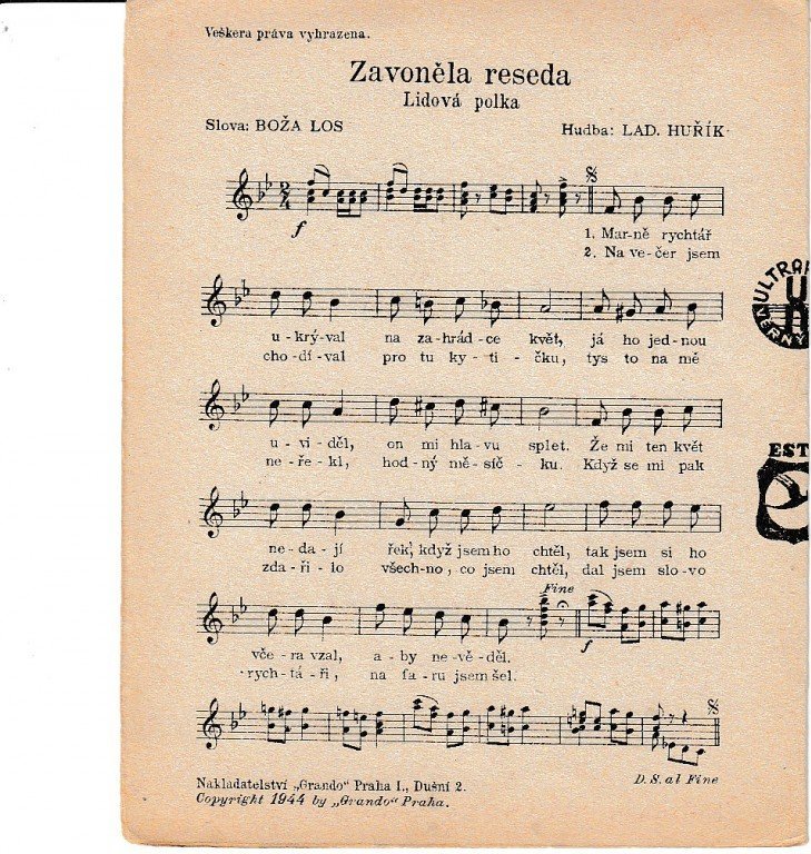 Kopáček Jaroslav: Zazpívejte kamarádi-polka( v edici č.198)