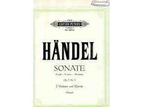 Händel Georg F.: Sonate e-moll op.5 č.3