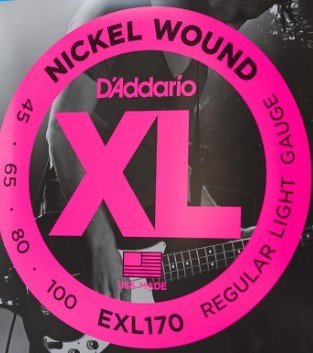 D'Addario EXL170 struny na basovou kytaru