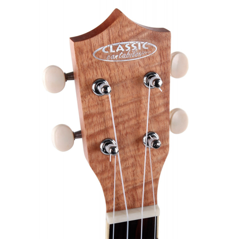 Classic Cantabile US-100 PK Sopraan Ukulele Roze Set incl. Tas Leerboek