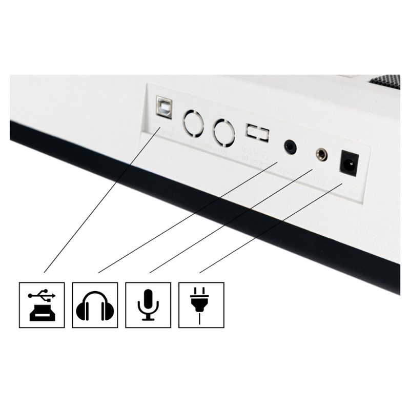 FunKey 61 Edition Touch White klávesy | Harfa.com - Hudební nástroje