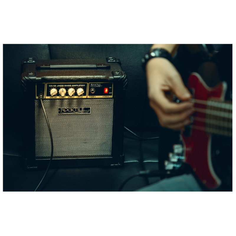 Ampli Basse Rocktile BA-30 Jaco 30W - Combo Compact Avec HP 10", égaliseur 3 Bandes